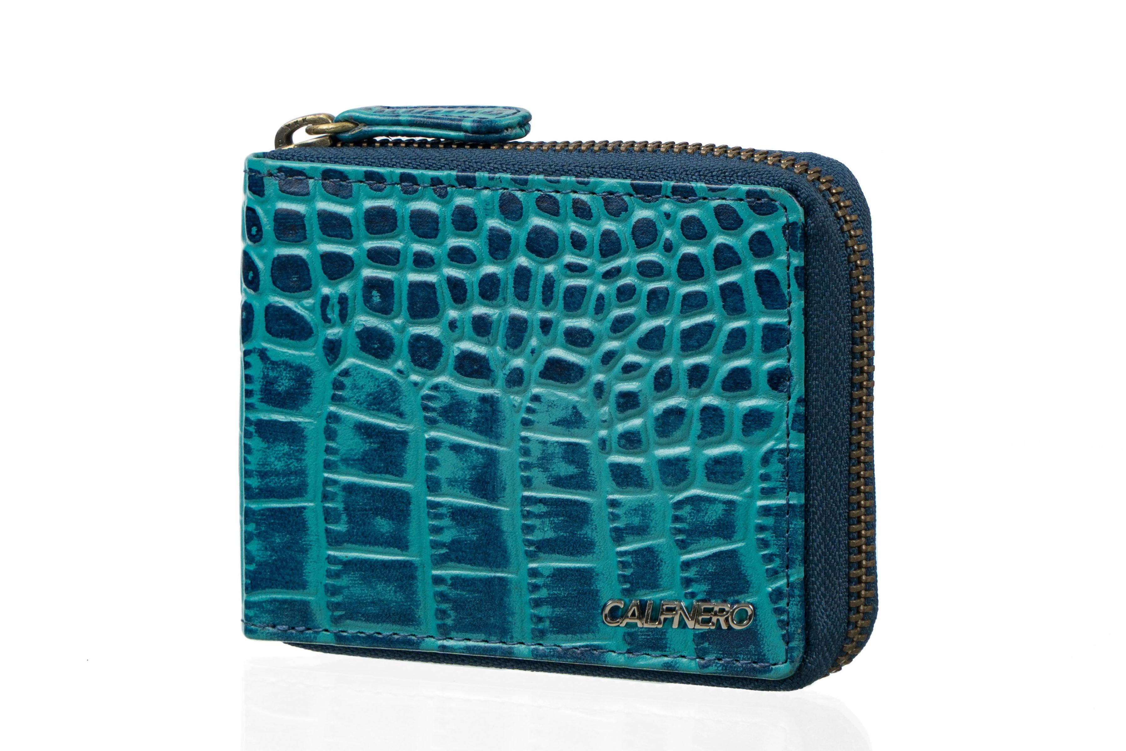 Aqua Croco Women's Wallet