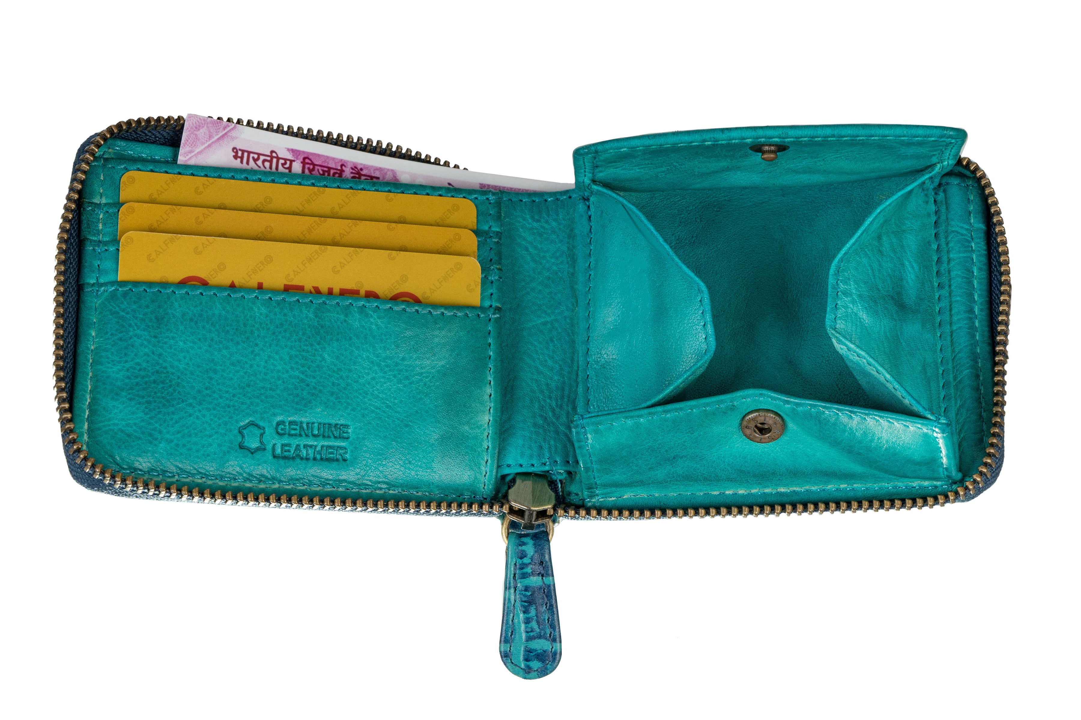 Aqua Croco Women's Wallet