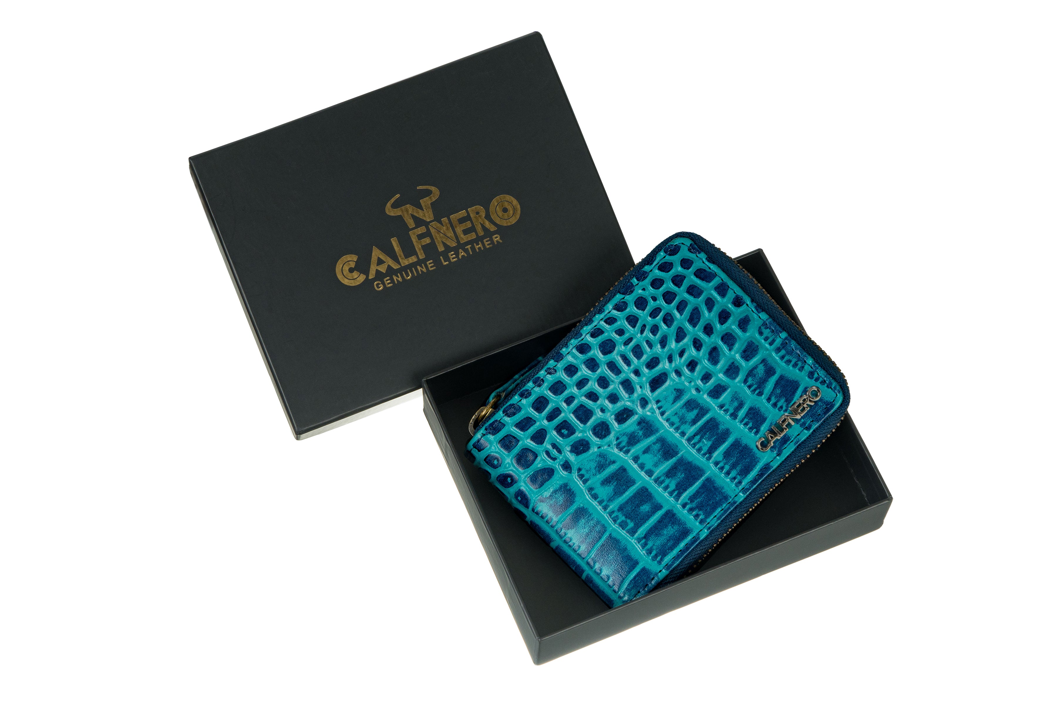 Aqua Croco Women's Wallet