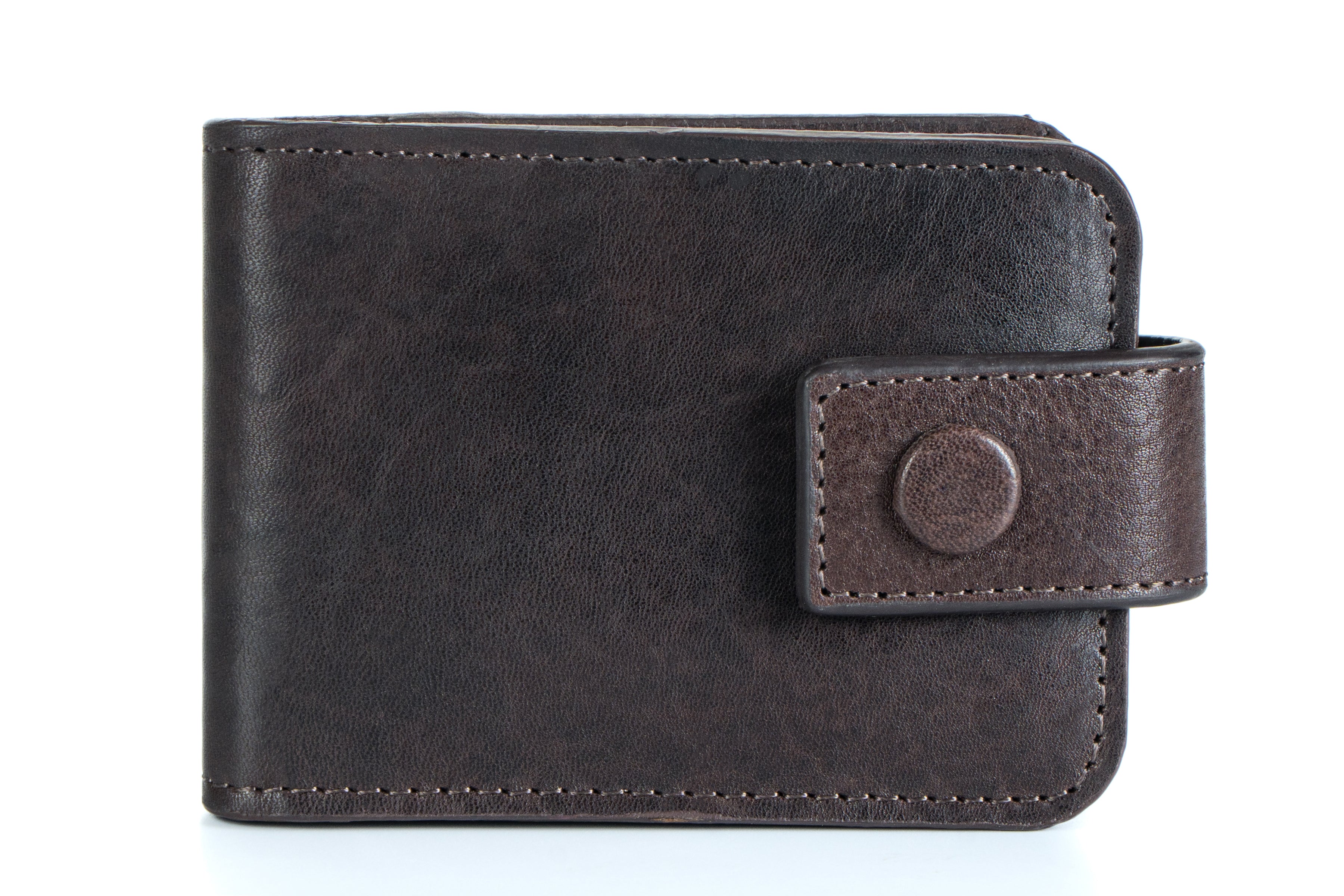 "Clara" Compact Leather Grooming Pouch