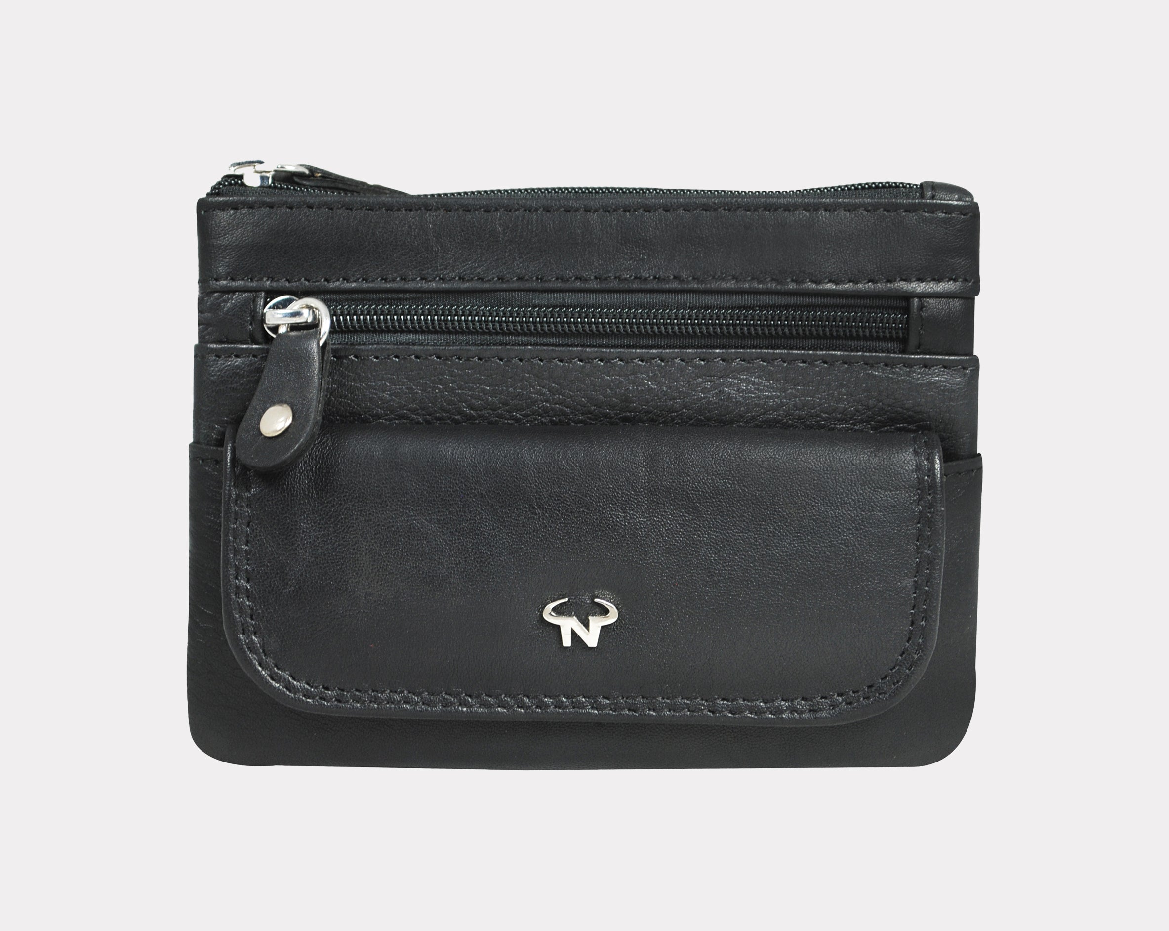 "Busso" Key Case/Coin Wallet Black