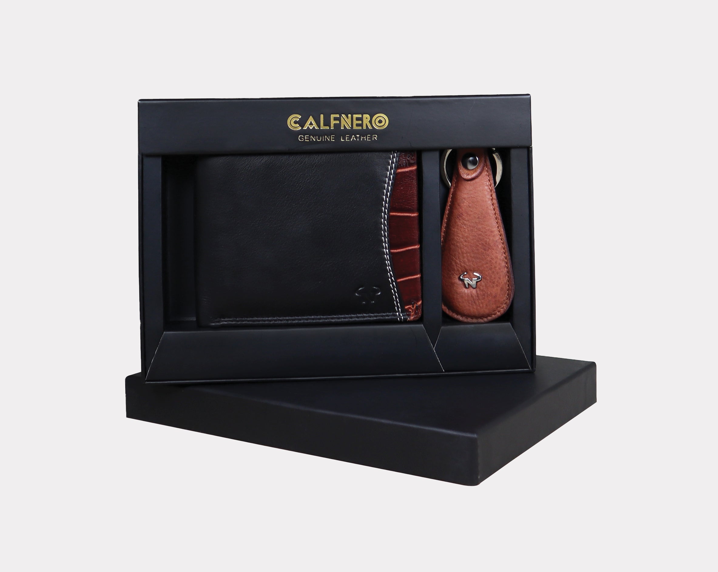 "Alder" Men's Wallet with Key Ring Men's Combo