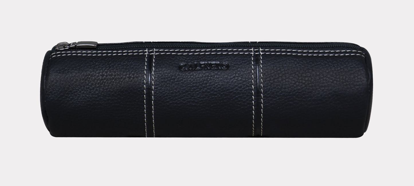 Calfnero Genuine Leather Pen Case Holder (3314-Cognac)