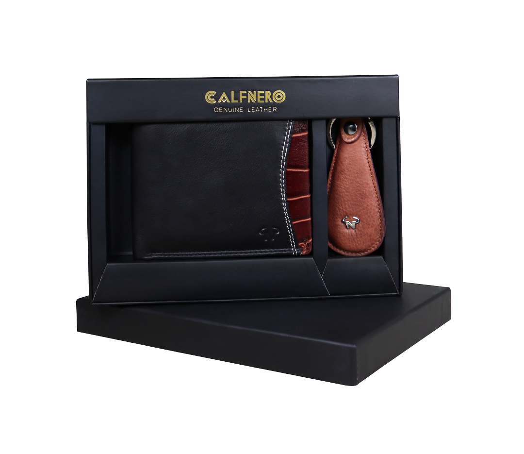 "Alder" Men's Wallet with Key Ring Men's Combo