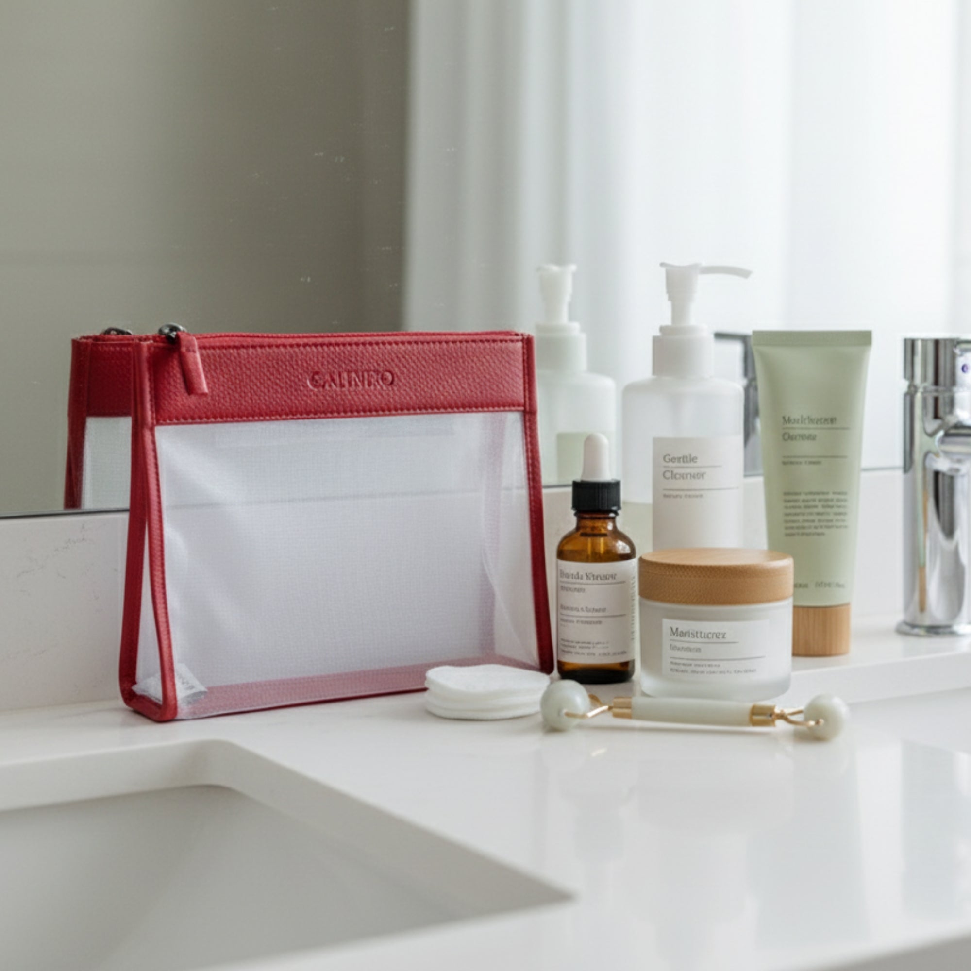 “Glint” Mesh Pouch Bag