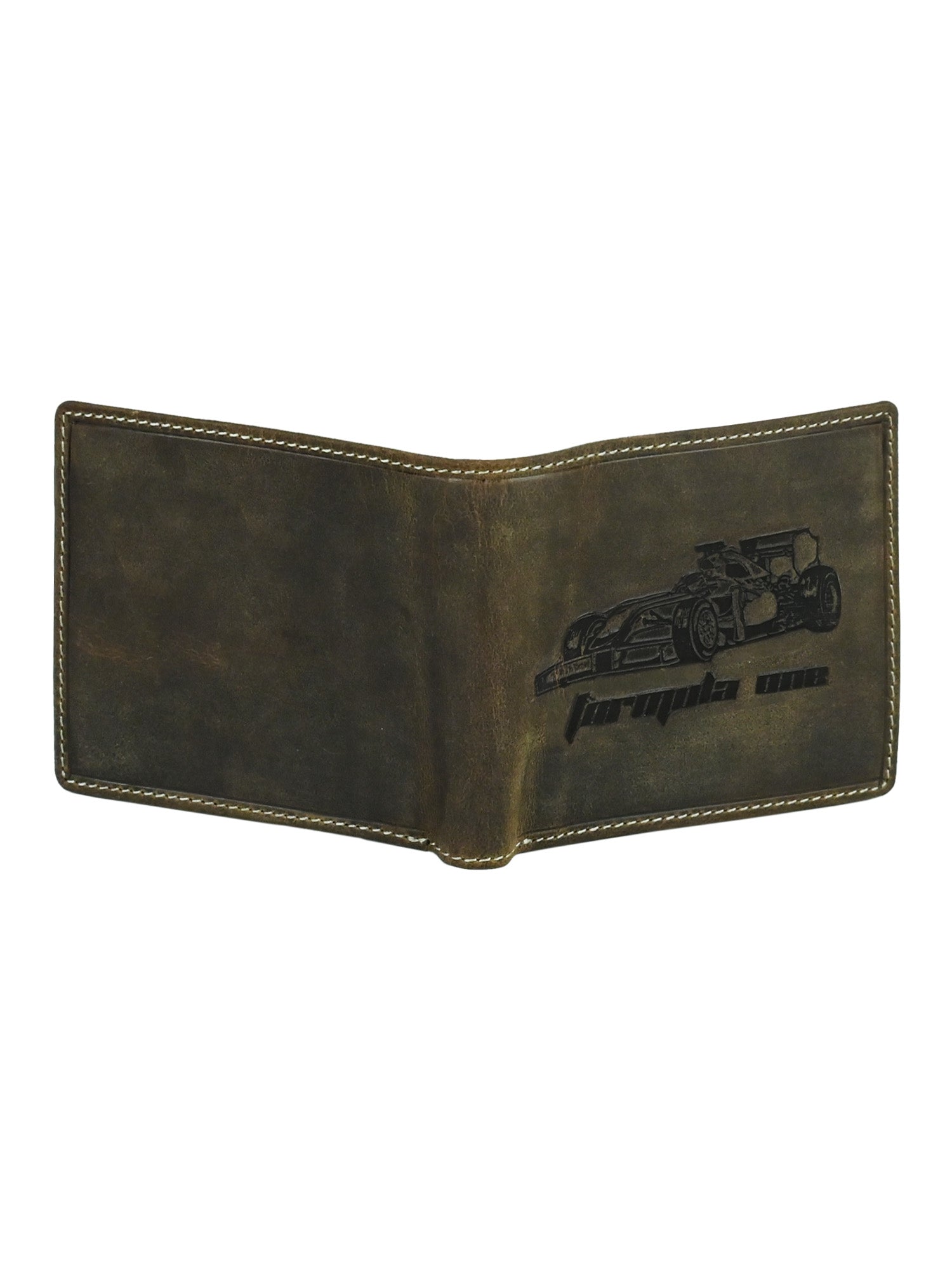 "RetroRun" Vintage-Inspired Hunter Leather Wallet for Men