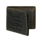 "RetroRun" Vintage-Inspired Hunter Leather Wallet for Men (25161)