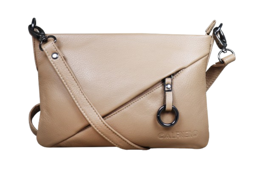 "Lucia" Women's Sling Bag Beige