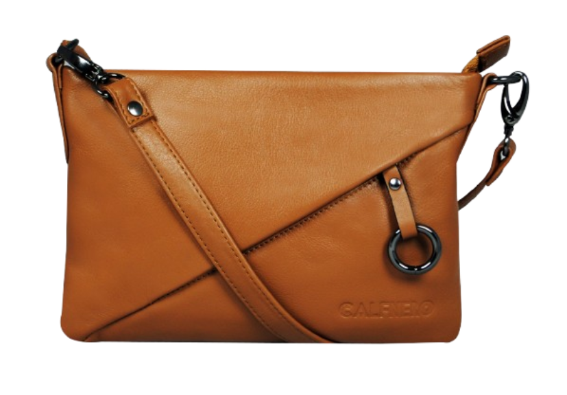 "Lucia" Women's Sling Bag Camel