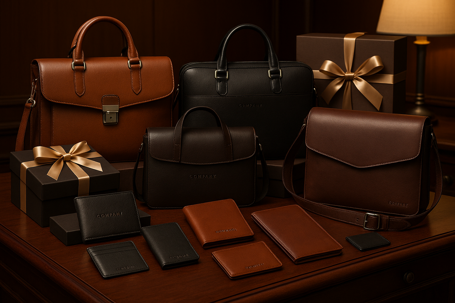 leather bags and wallets corporate gifting