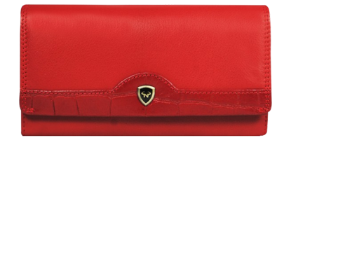 "Vermilion" Women's Wallet Red