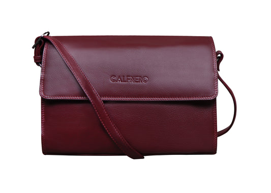 Calfnero Genuine Leather Women's Sling Bag (101-Brodo)