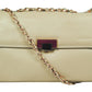 Calfnero Genuine Leather Women's Sling Bag (102-Beige)
