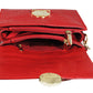 Calfnero Genuine Leather Women's Sling Bag (102-Red-Coco)