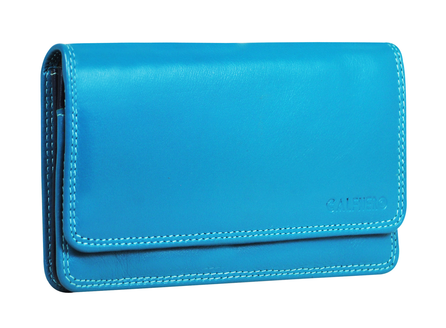 Calfnero Genuine Leather Women's wallet (109-Tarque-Multi)