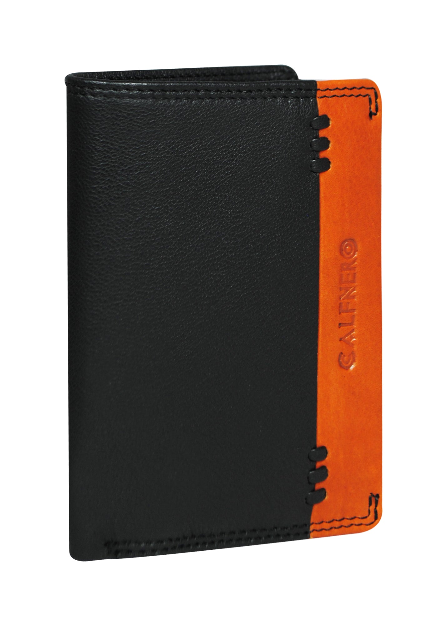 Calfnero Genuine Leather  Men's Wallet (11227-Black)