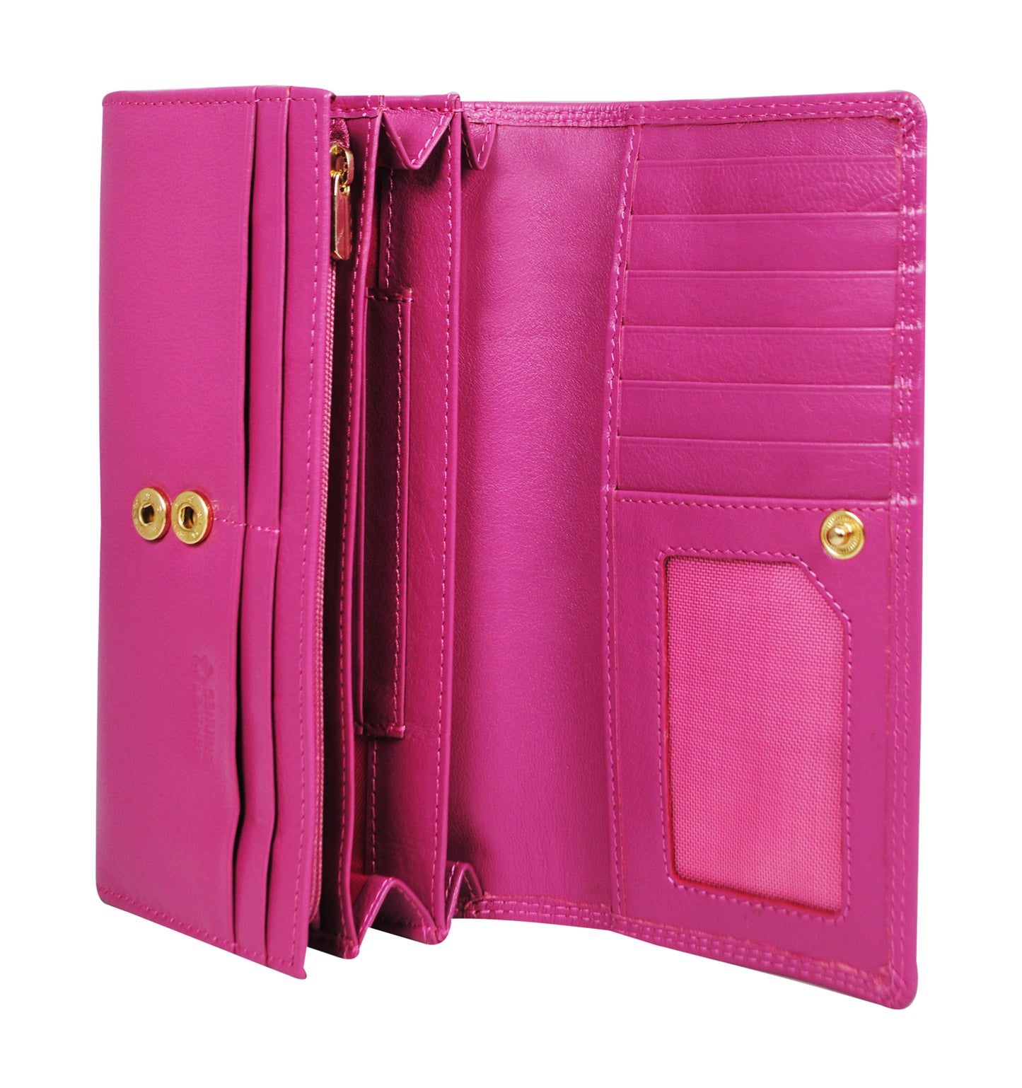 Calfnero Genuine Leather Women's Wallet (12314-Pink)