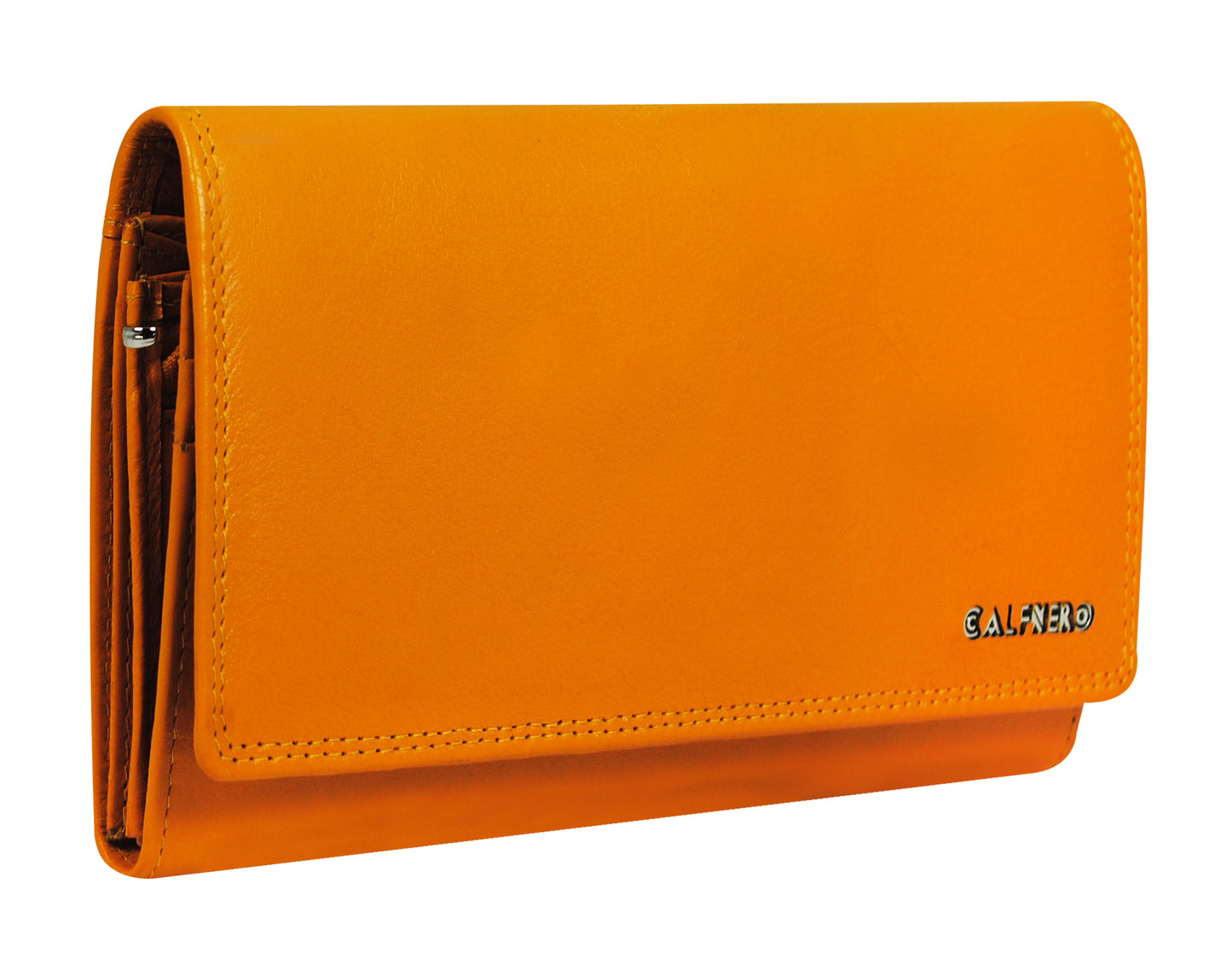 Calfnero Genuine Leather Women's Wallet (12314-Yellow)