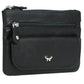 Calfnero Genuine Leather Key Case Multi use Key and Coin Wallet (1308-Black)