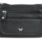 Calfnero Genuine Leather Key Case Multi use Key and Coin Wallet (1308-Black)