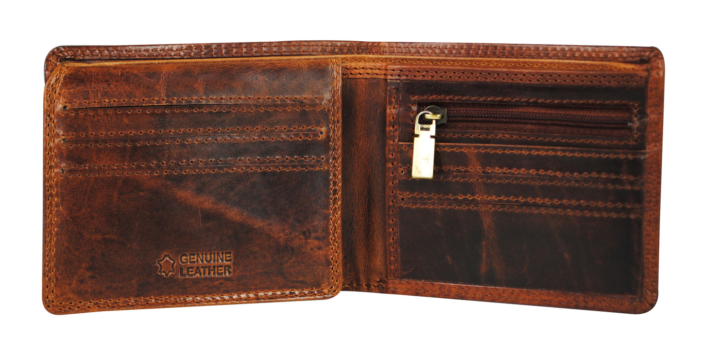 Calfnero Genuine Leather Men's Wallet (159-Kara)