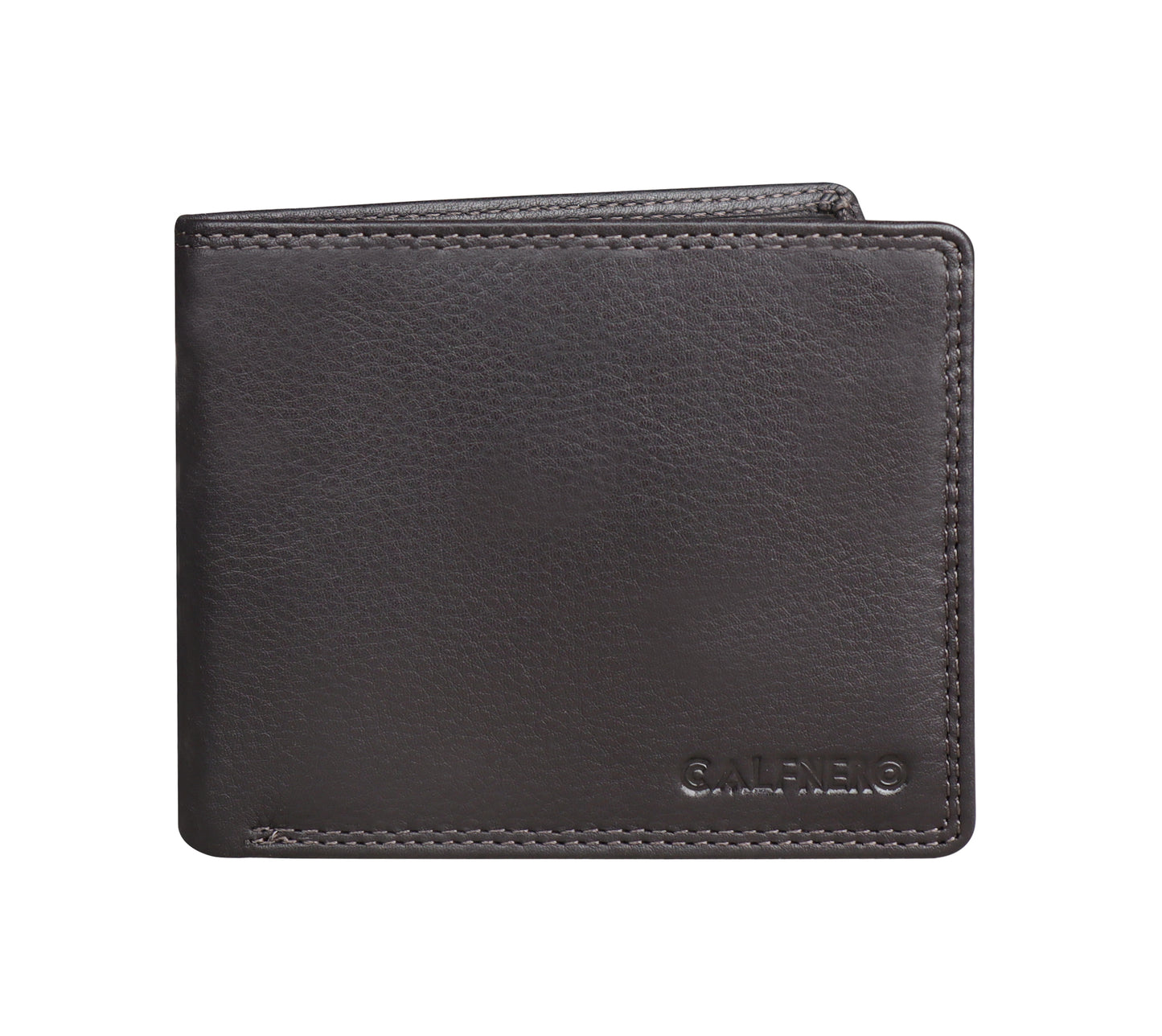 Calfnero Genuine Leather Men's Wallet (160-BROWN)