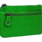 Calfnero Genuine Leather Key Case,Coin Wallet (1989-Parrot-Green)