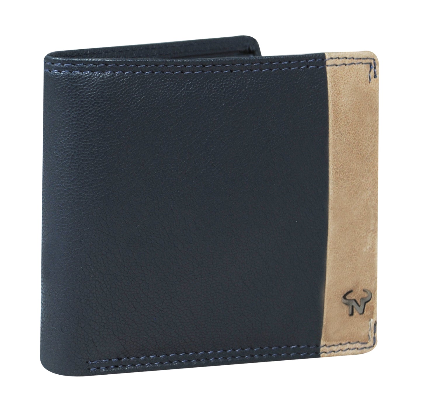 Calfnero Genuine Leather  Men's Wallet (22012-Blue)