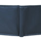 Calfnero Genuine Leather  Men's Wallet (22012-Blue)