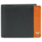 Calfnero Genuine Leather  Men's Wallet (22012-Black)