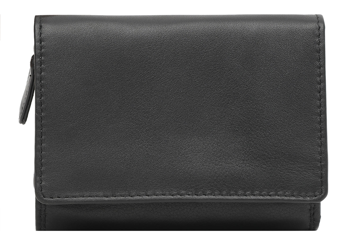 Calfnero Genuine Leather Women's wallet (2312-Black)