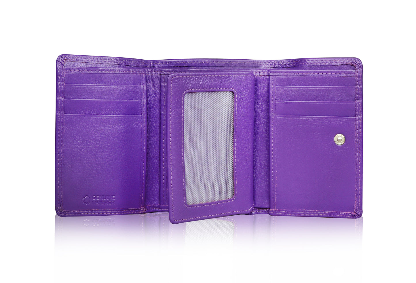 Calfnero Genuine Leather Women's wallet (2312-Brinjal)