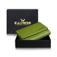 Calfnero Genuine Leather Women's wallet (2312-Dark-Green)