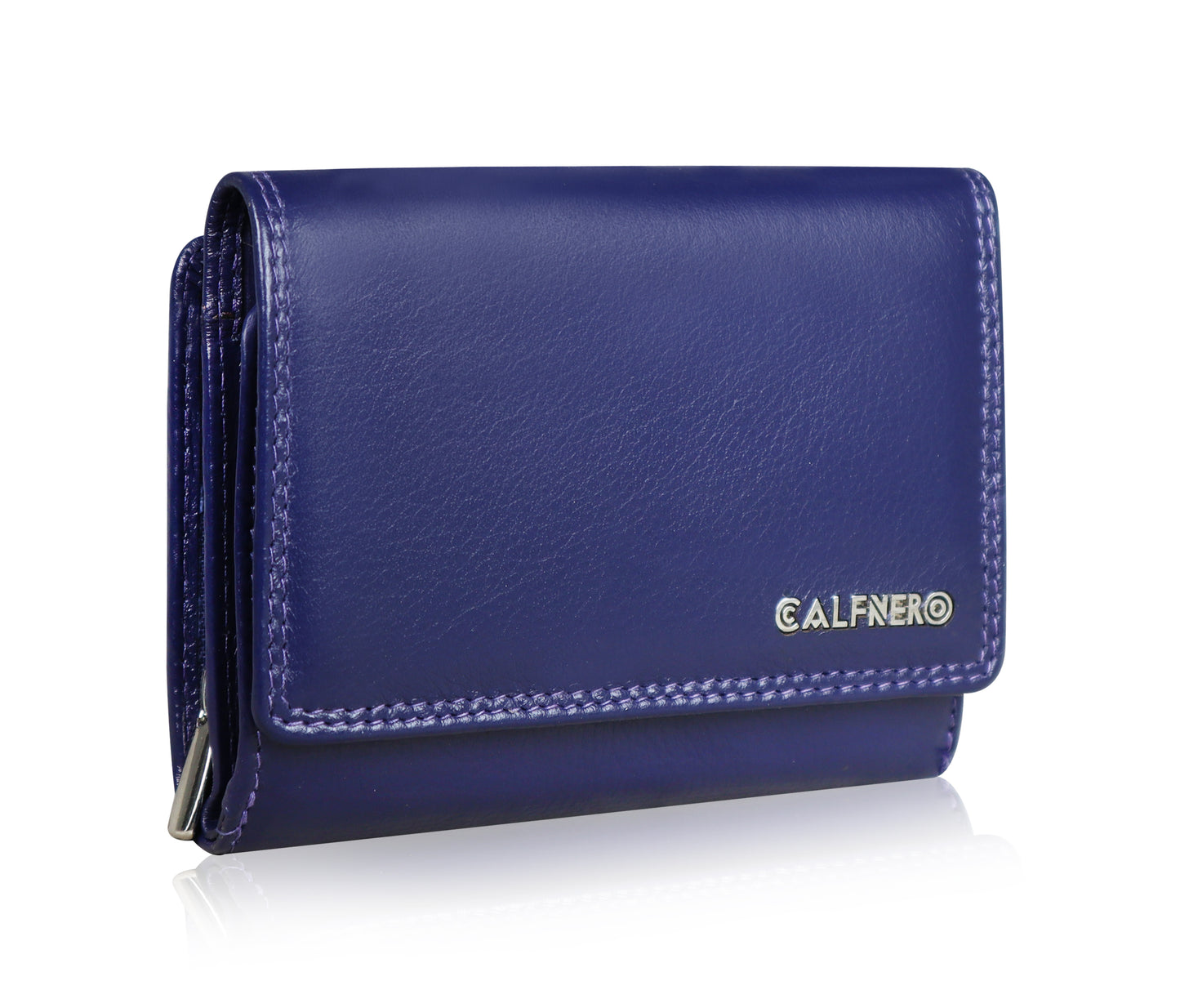 Calfnero Genuine Leather Women's wallet (2312-Purple)