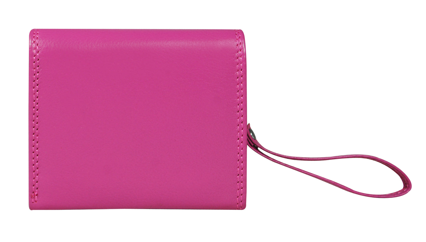Calfnero Genuine Leather Women's wallet (2316-Pink)