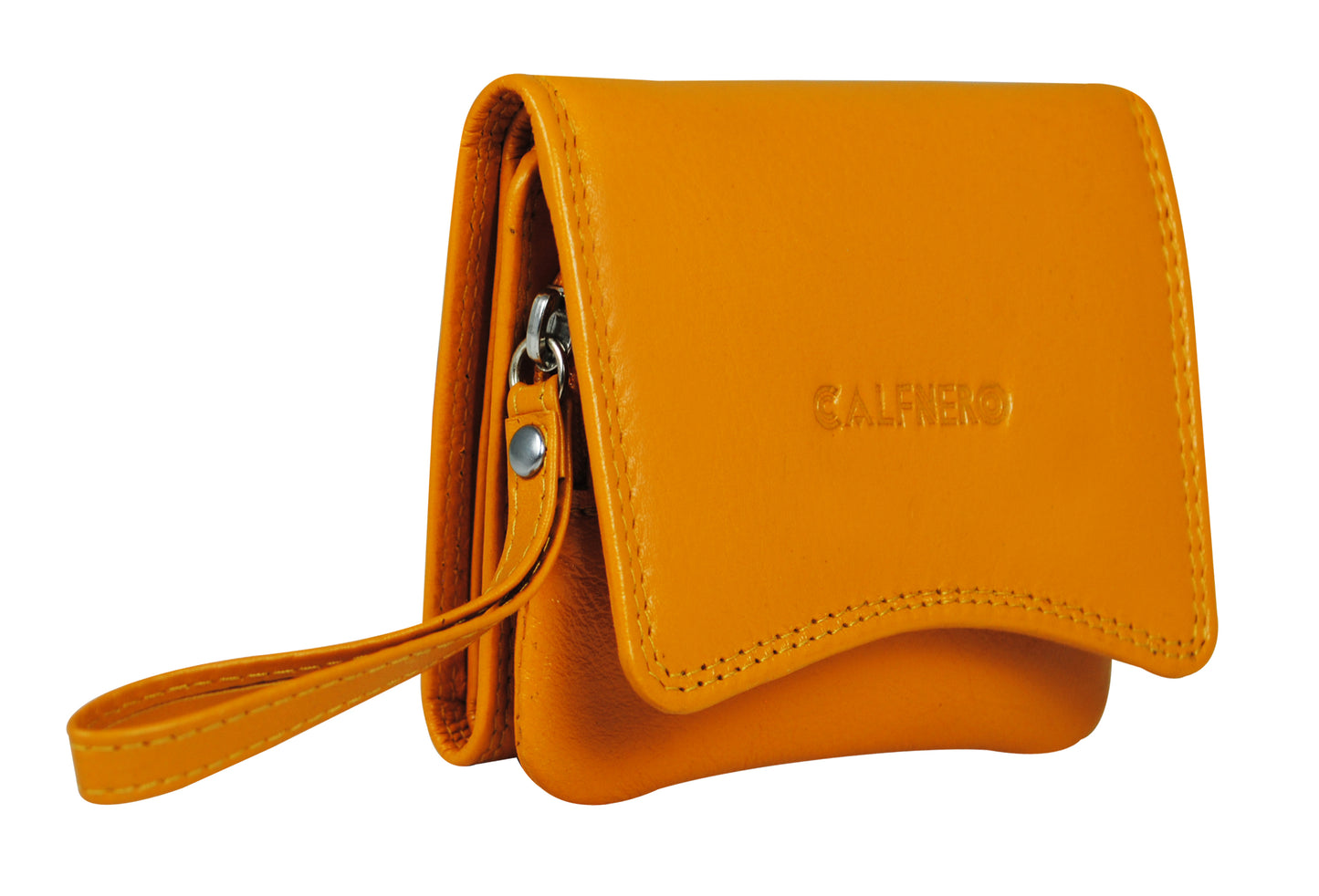 Calfnero Genuine Leather Women's wallet (2316-Yellow)