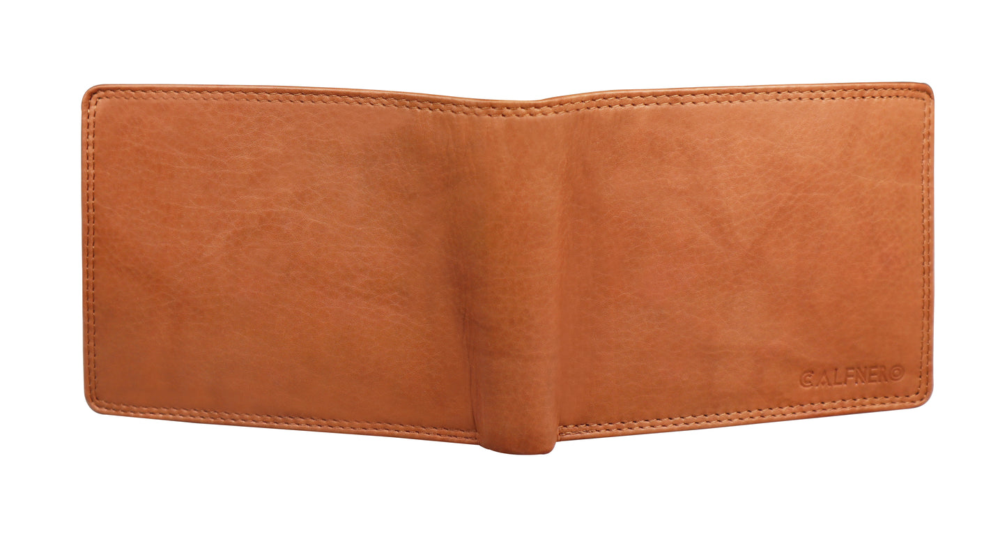 Calfnero Genuine Leather Men's Wallet (261-Camel)