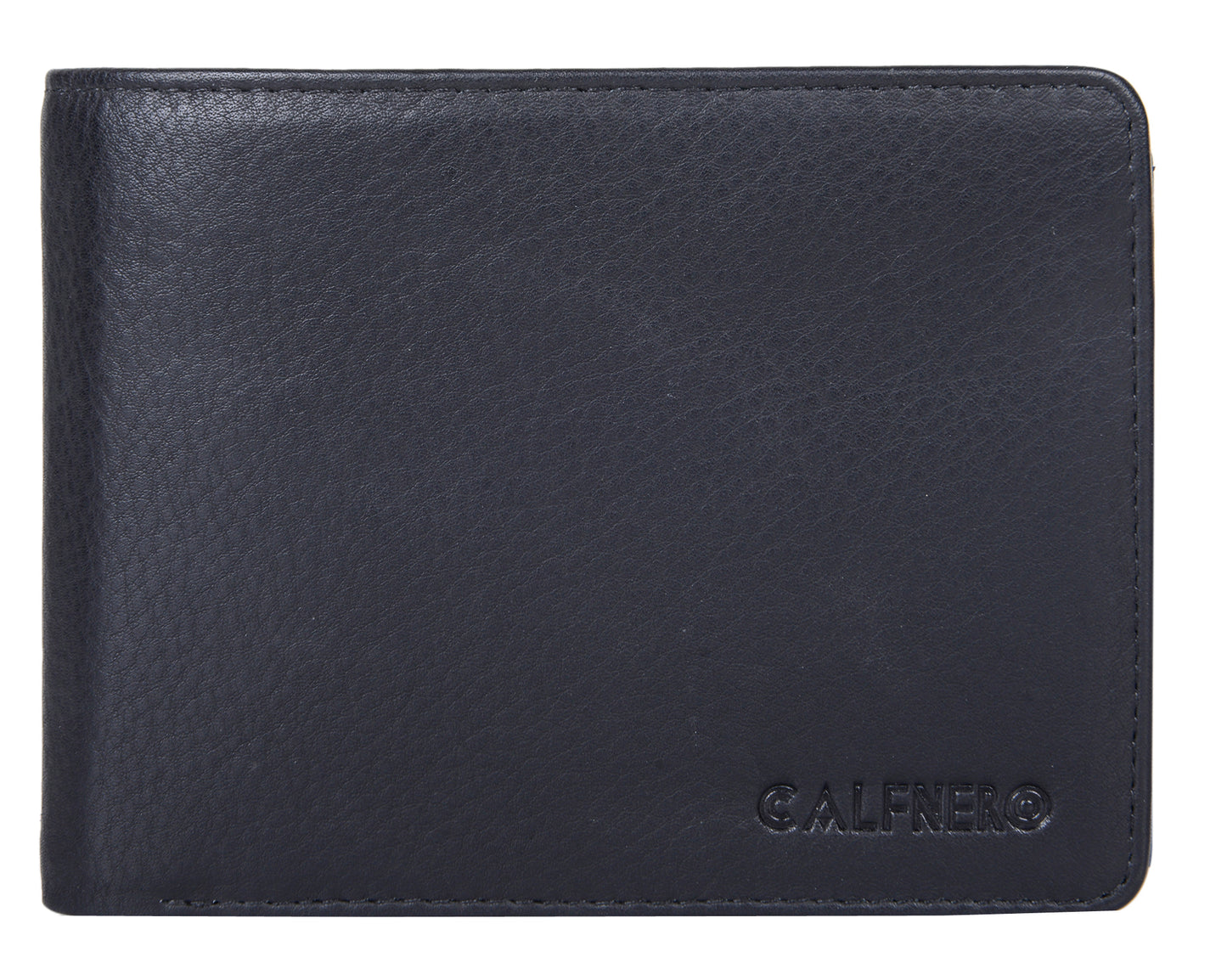 Calfnero Genuine Leather Men's Wallet (261-Black)