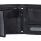 Calfnero Genuine Leather Men's Wallet (261-Black)