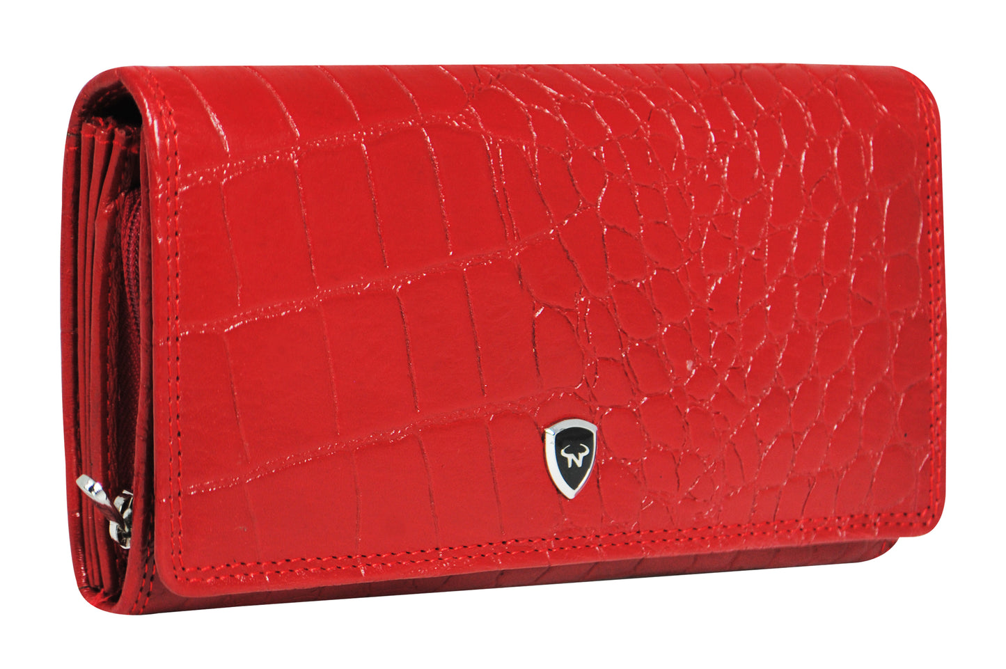Calfnero Genuine Leather Women's Wallet (3109-Red)