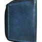 Calfnero Genuine Leather Women's Wallet (3203-Navy)