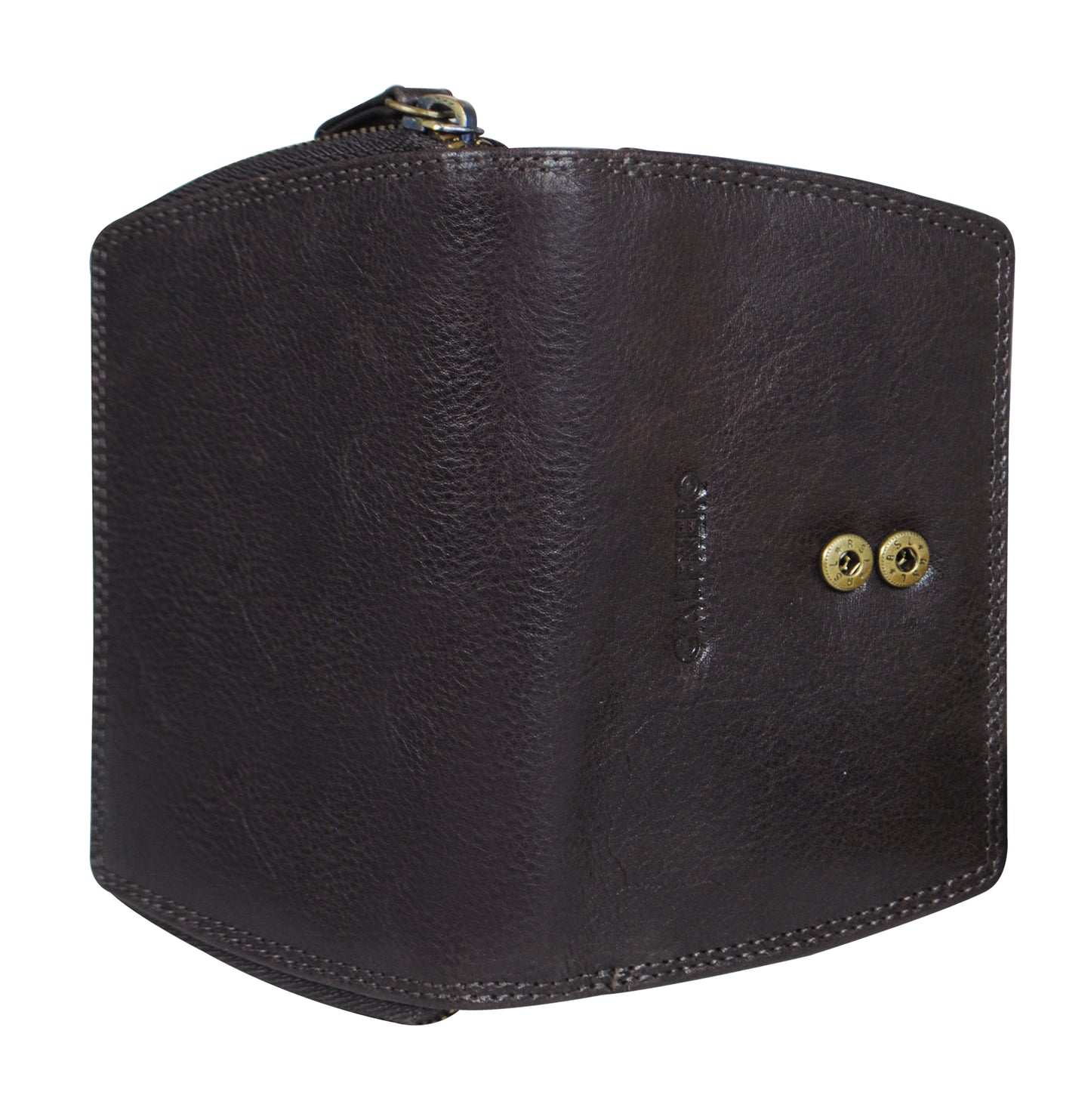 Calfnero Genuine Leather Women's Wallet (3204-Brown)