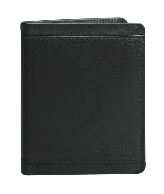 Calfnero Genuine Leather  Men's Wallet (34472-Black)