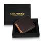 Calfnero Genuine Leather  Men's Wallet (34473-Brown-Camel)