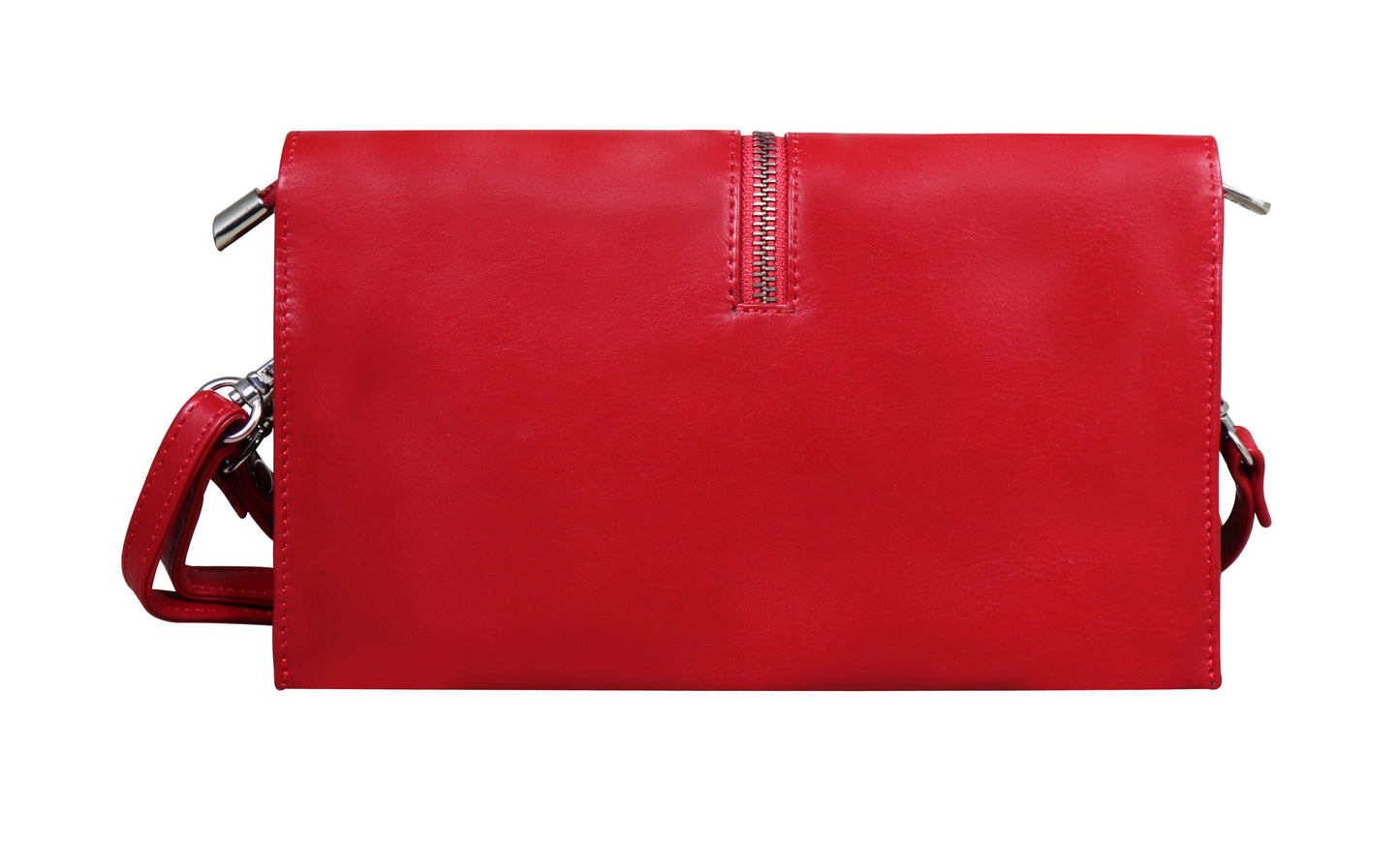 Calfnero Genuine Leather Women's Sling Bag (349-Red)