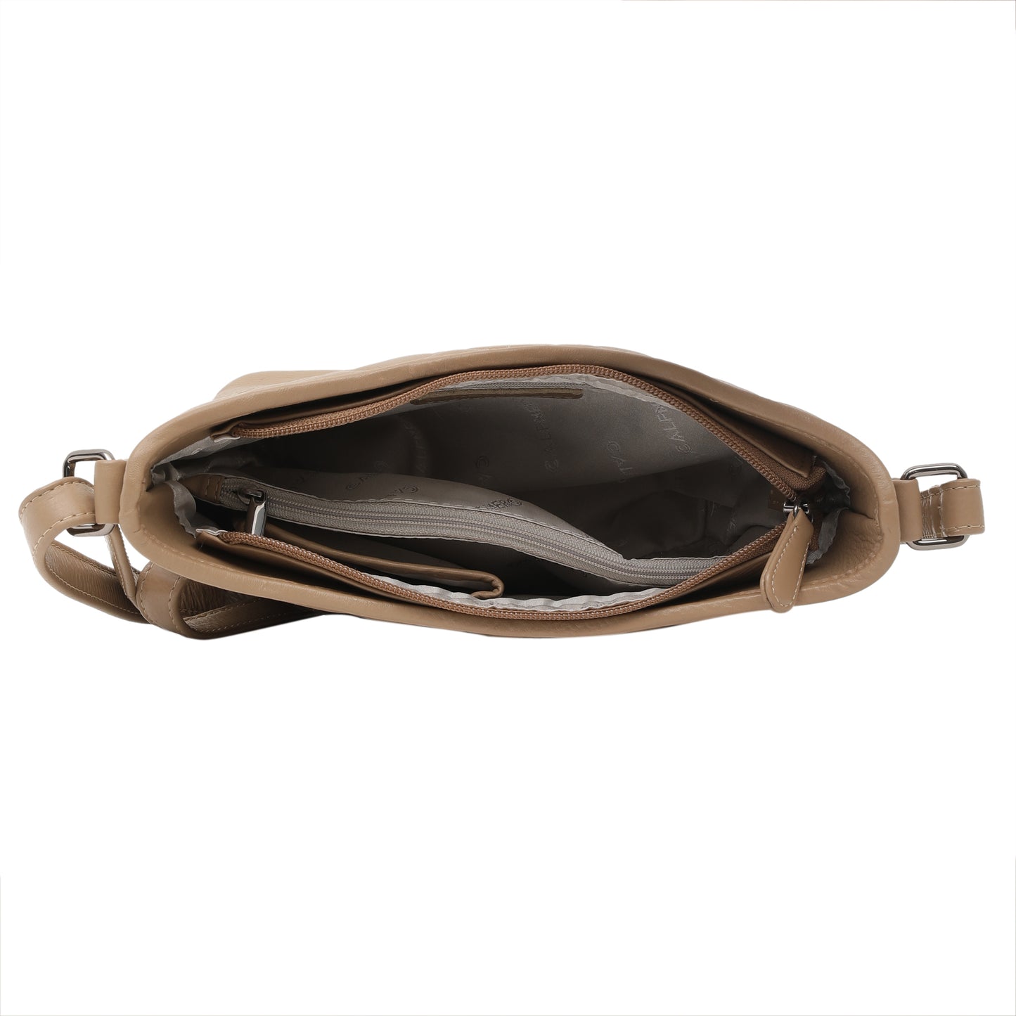 Calfnero Genuine Leather Women's Sling Bag (413958-Beige)