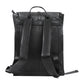Calfnero Men's Genuine Leather Backpack (402622-Black)