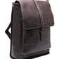 Calfnero Men's Genuine Leather Backpack (402622-Brown)