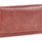 Calfnero Genuine Leather Women's wallet (482-Red)