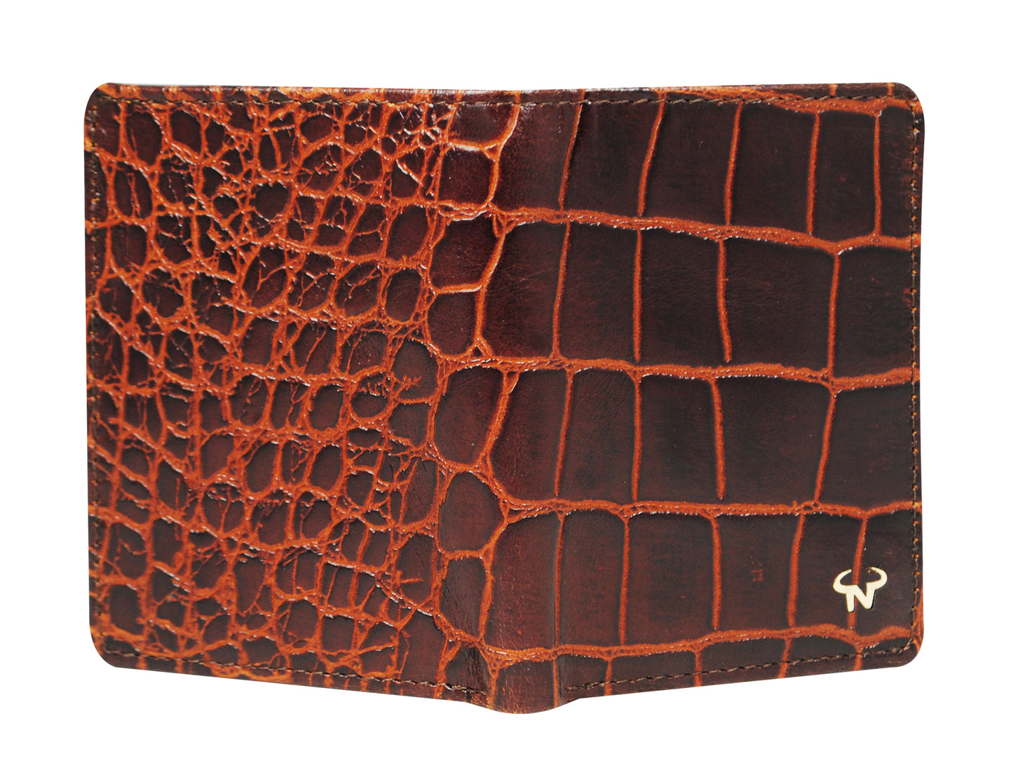 Calfnero Genuine Leather  Men's Wallet (49002-Brown)